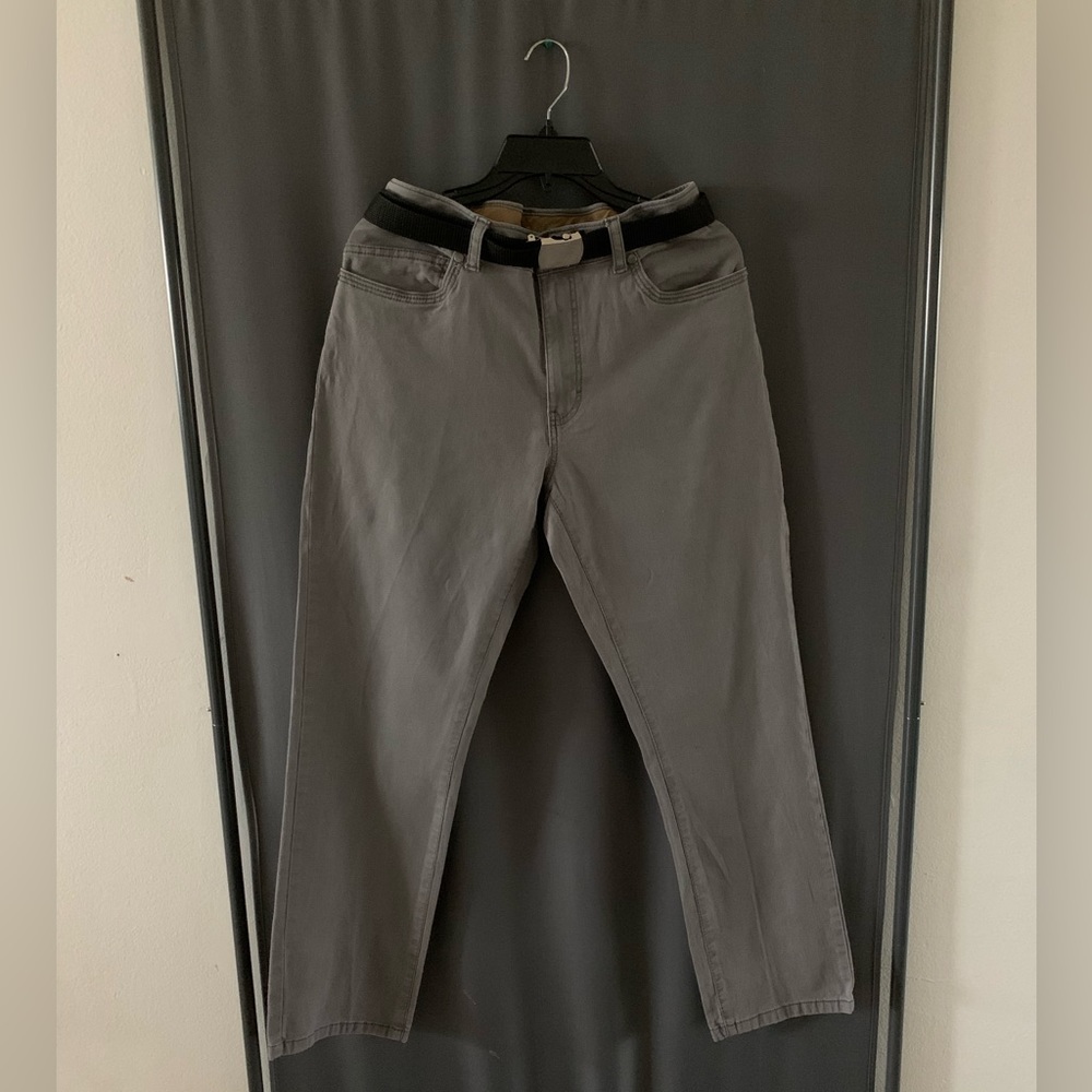 G.H Bass & Co. Men’s 5 Pocket Pant | Grey | Large